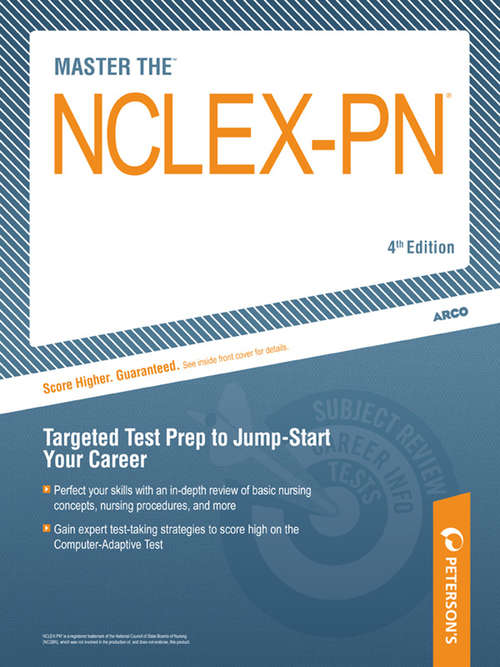 Book cover of Master the NCLEX (4th edition)
