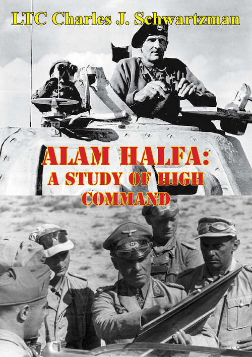 Book cover of Alam Halfa: A Study Of High Command