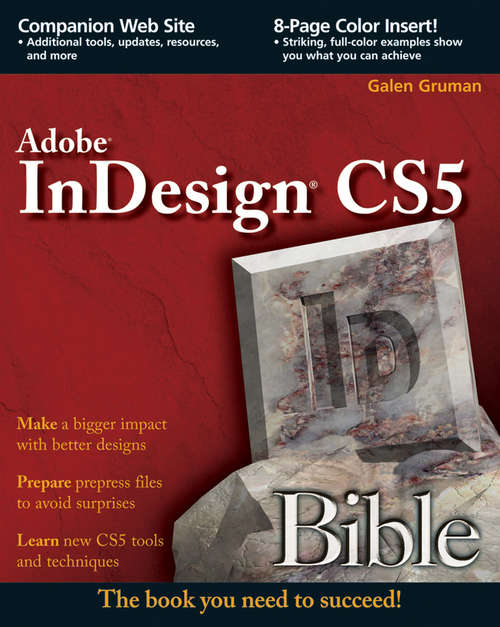 Book cover of Adobe InDesign CS5 Bible