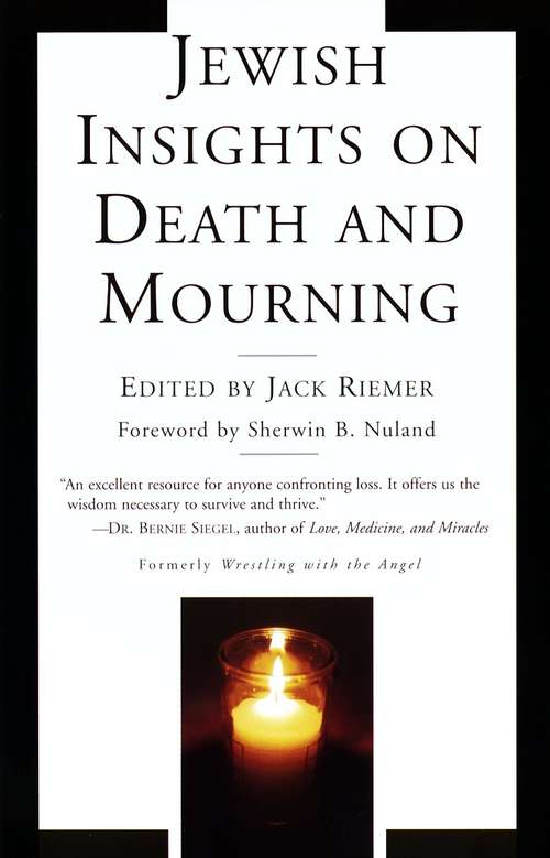 Book cover of Jewish Insights on Death and Mourning