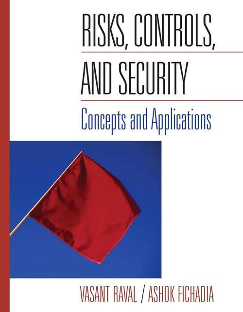 Book cover of Risks, Controls, and Security: Concepts and Applications
