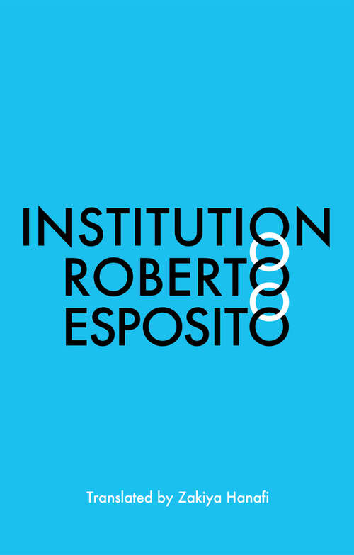 Book cover of Institution
