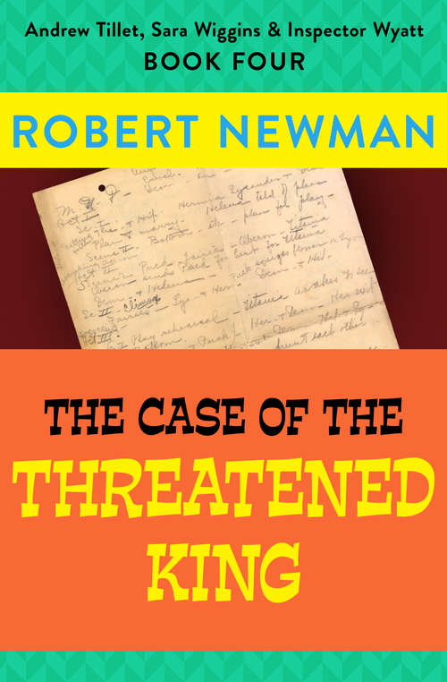 Book cover of The Case of the Threatened King