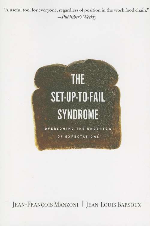 Book cover of Set-Up-to-Fail Syndrome