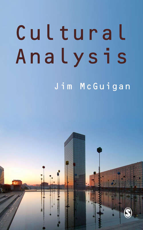 Book cover of Cultural Analysis