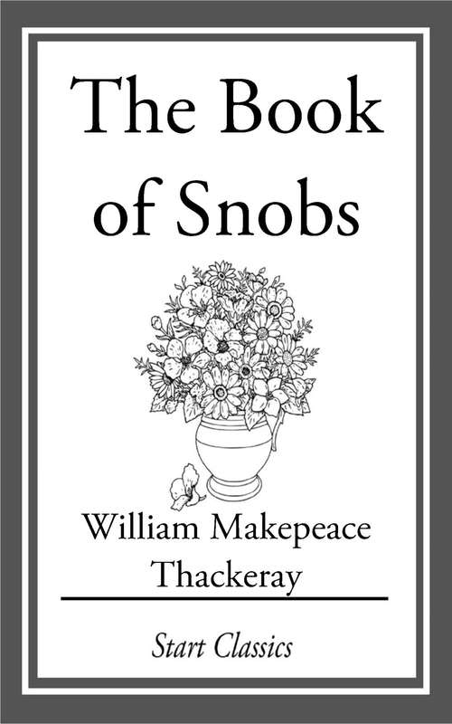 Book cover of The Book of Snobs