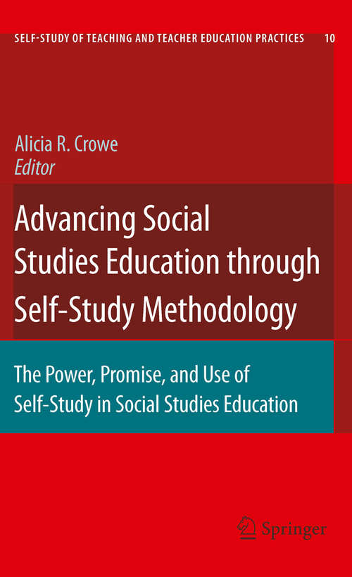 Book cover of Advancing Social Studies Education through Self-Study Methodology
