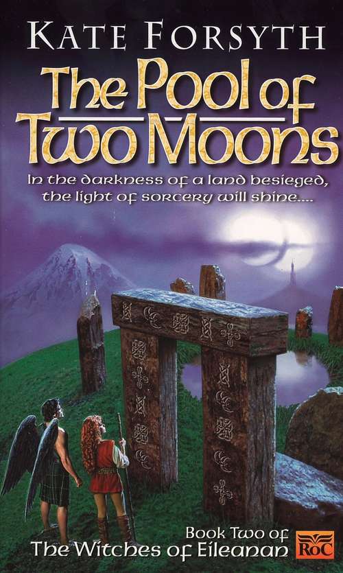 Book cover of The Pool of Two Moons (Witches of Eileanan #2)