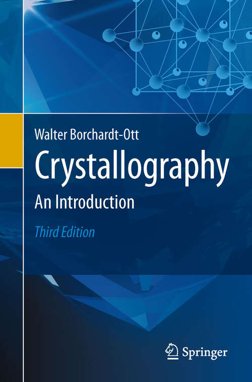 Book cover of Crystallography: An Introduction