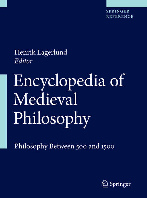 Book cover of Encyclopedia of Medieval Philosophy