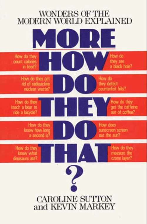 Book cover of More How Do They Do That?