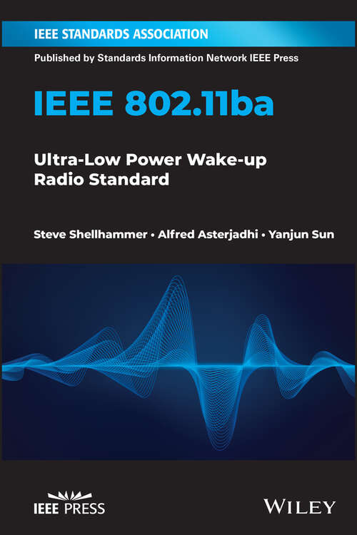 Book cover of IEEE 802.11ba: Ultra-Low Power Wake-up Radio Standard