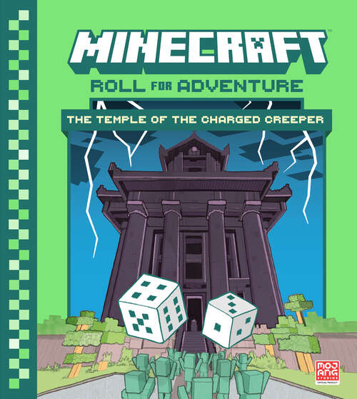Book cover of Minecraft: Roll for Adventure: The Temple of the Charged Creeper (Minecraft)