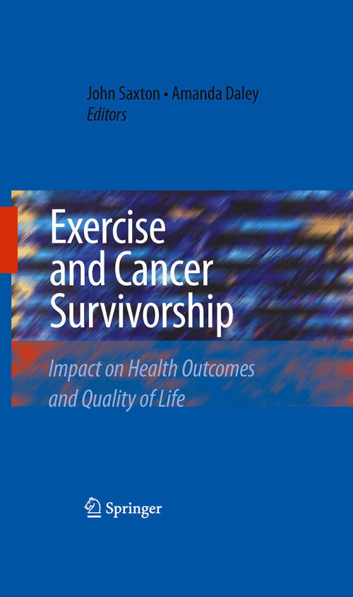 Book cover of Exercise and Cancer Survivorship