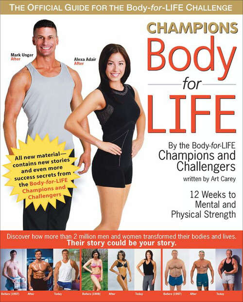 Book cover of Champions Body-for-LIFE: 12 Weeks to Mental and Physical Strength