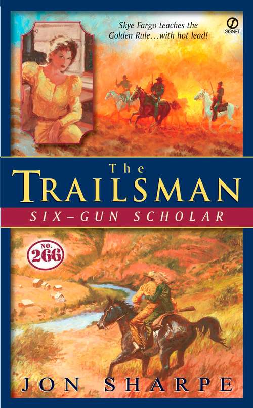 Book cover of The Six-Gun Scholar (Trailsman #266)