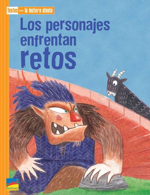 Book cover of Los personajes enfrentan retos