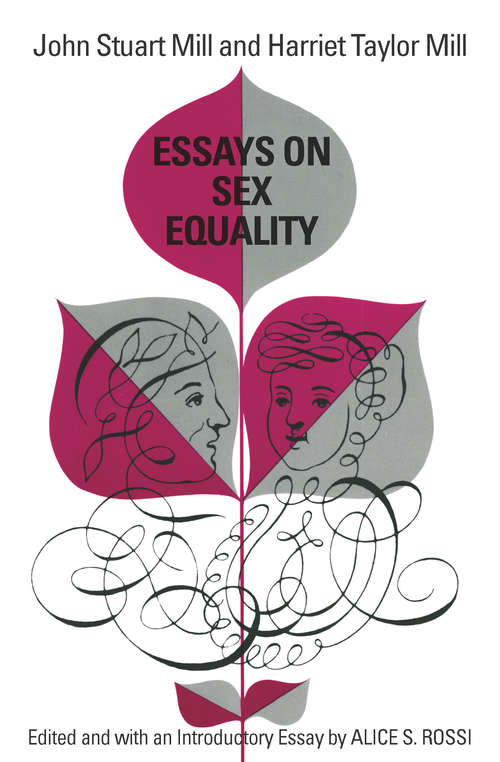 Book cover of Essays on Sex Equality