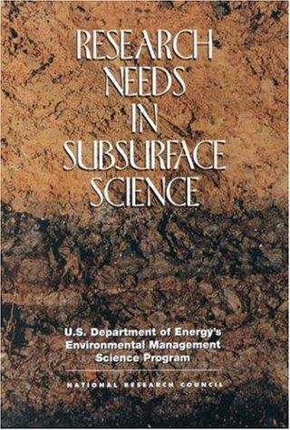 Book cover of Research Needs in Subsurface Science