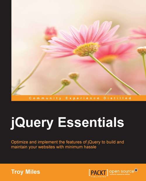 Book cover of jQuery Essentials