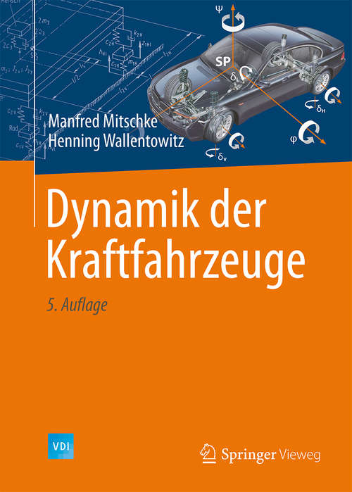 Book cover of Dynamik der Kraftfahrzeuge