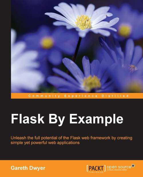 Book cover of Flask By Example