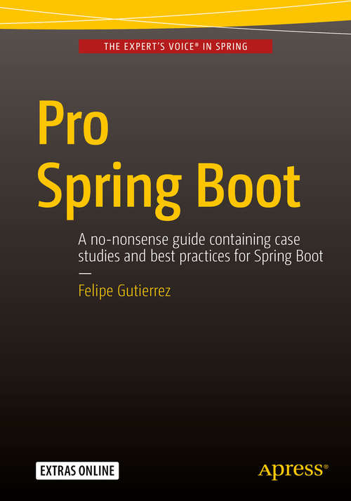 Book cover of Pro Spring Boot
