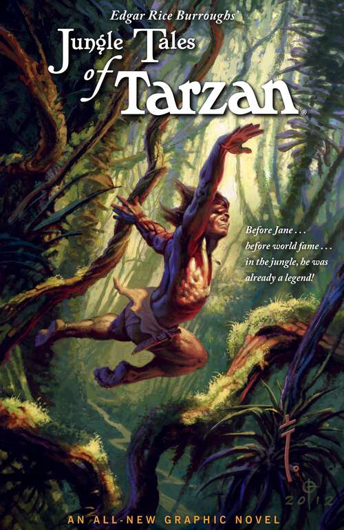 Book cover of Edgar Rice Burroughs' Jungle Tales of Tarzan