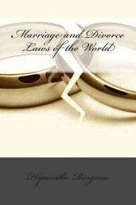 Book cover of Marriage and Divorce Laws of the World