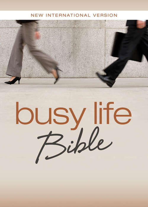 Book cover of NIV Busy Life Bible: 60-Second Thought Starters on Topics That Matter to You
