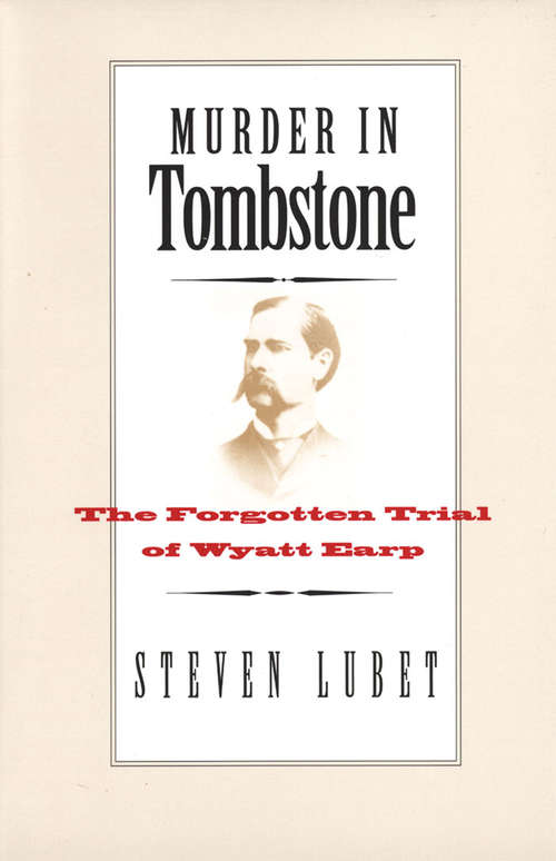 Book cover of Murder in Tombstone