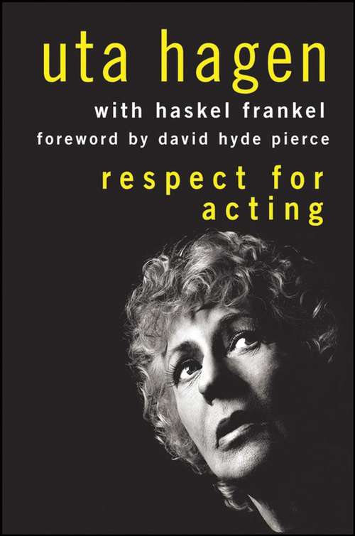 Book cover of Respect for Acting