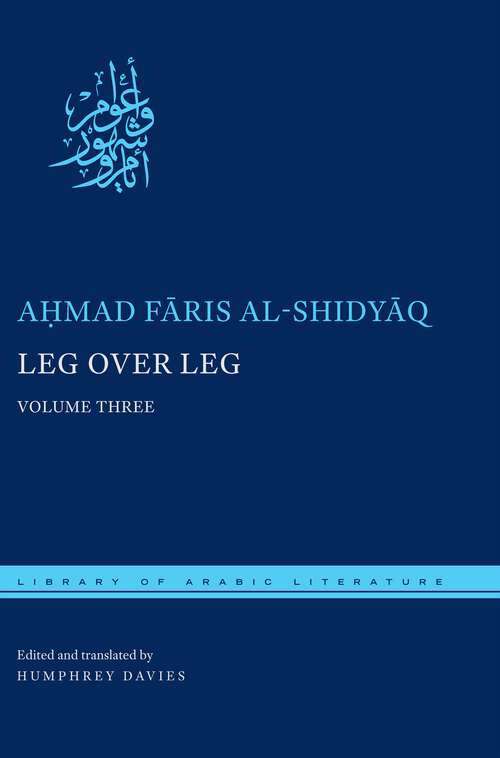 Book cover of Leg over Leg: Volume Three