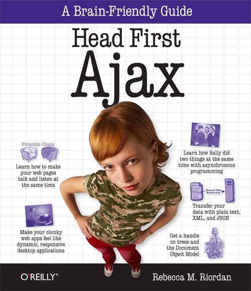 Book cover of Head First Ajax: A Brain-Friendly Guide (Head First)