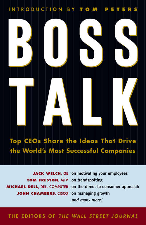 Book cover of Boss Talk