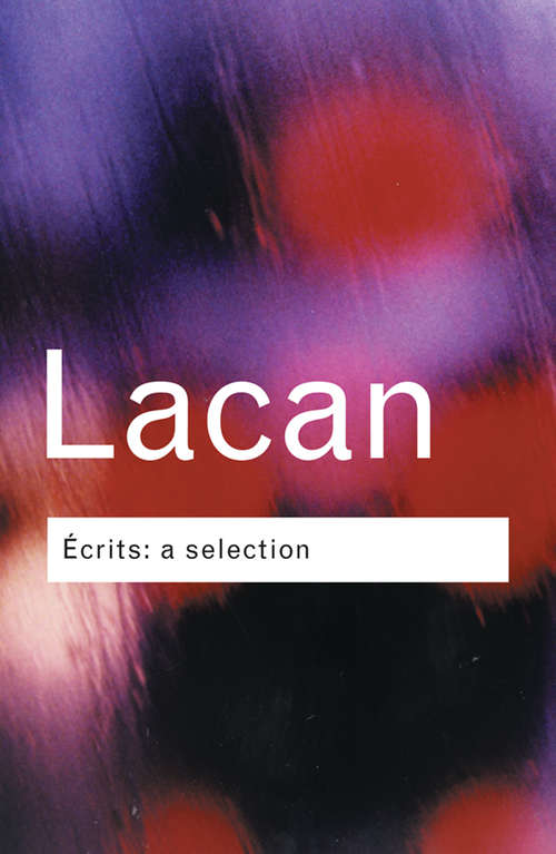 Book cover of Ecrits: A Selection