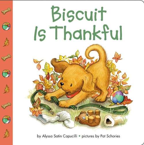 Book cover of Biscuit Is Thankful