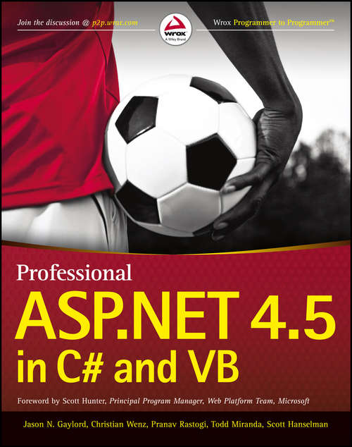 Book cover of Professional ASP.NET 4.5 in C# and VB