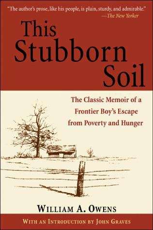 Book cover of This Stubborn Soil: A Frontier Boyhood