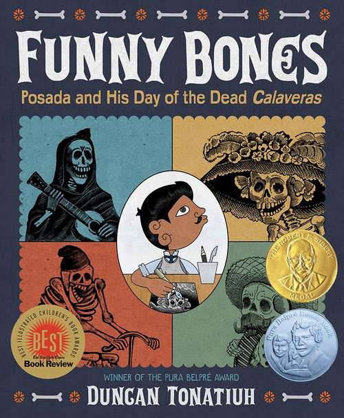 Book cover of Funny Bones: Posada and His Day of the Dead Calaveras