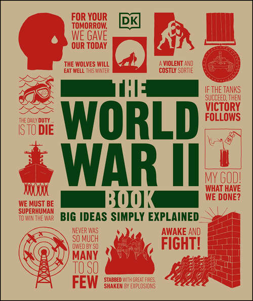 Book cover of The World War II Book (DK Big Ideas)