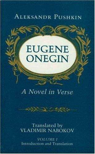Book cover of Eugene Onegin: A Novel in Verse