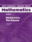 Book cover of Scott Foresman-Addison Wesley Mathematics Grade 3: Homework Workbook