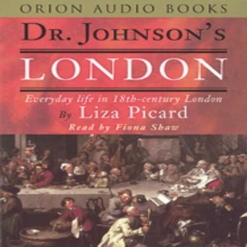 Book cover of Dr Johnson's London (Life of London #3)