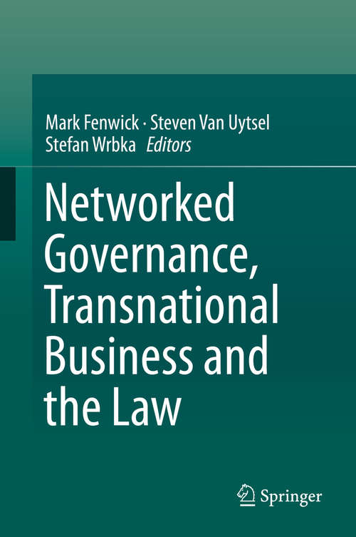Book cover of Networked Governance, Transnational Business and the Law