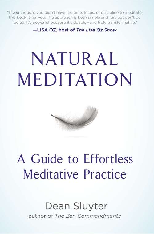 Book cover of Natural Meditation
