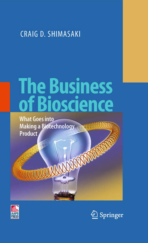 Book cover of The Business of Bioscience