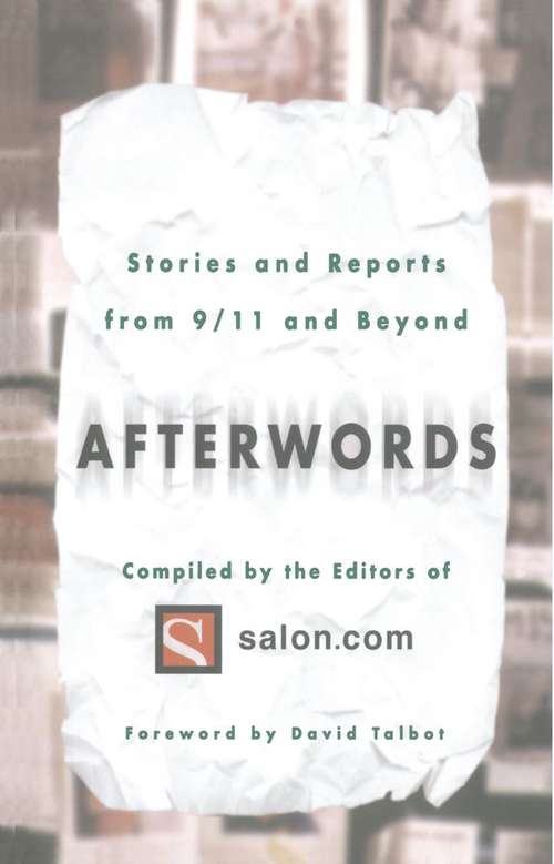 Afterwords: Stories and Reports from 9/11 and Beyond