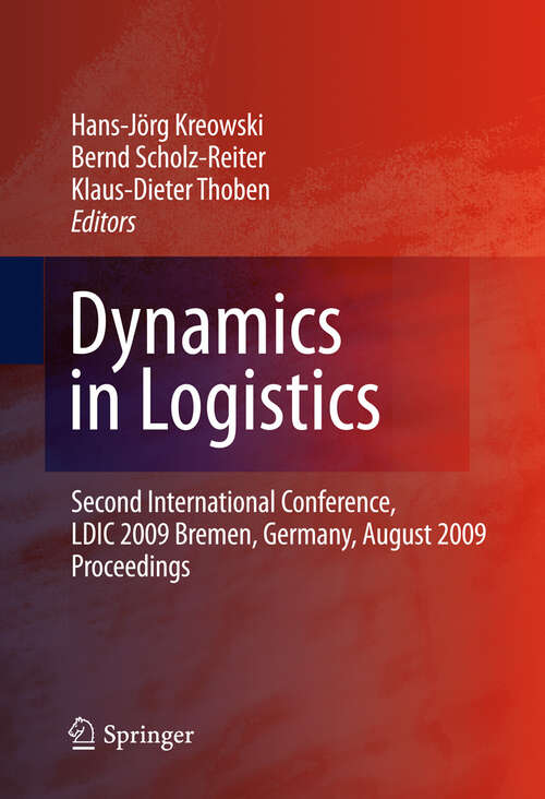 Book cover of Dynamics in Logistics