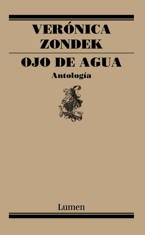Book cover of Ojo de agua: Antología